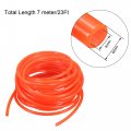 Uxcell Pneumatic Air Tubing 6mm Od X 4mm Id 7m 23ft Pu Polyurethane Compressor Hose Pipe Orange