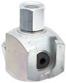 Standard Pull On Button Head Coupler 42030-a 1 8 In Female Nptf Metal Connection For Or Giant Fittings Silver 