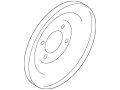 Nissan 44020-3sg0a Drum Brake Backing Plate 