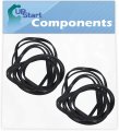 2-pack 4400el2001f Dryer Belt Replacement For Lg Dlex7600ke 4400el2001a