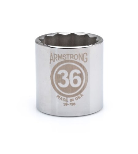 Armstrong  38-754 3/8" Drive 9mm Long Hex Bit Socket USA 
