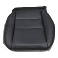 Passenger Bottom Leather Seat Cover Black For Honda Accord 4 Door 2003 2004 2005 2006 2007 Fits Power And Heated Seats 