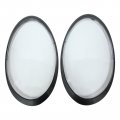 Xtremeamazing Left And Right Clear Headlight Lens Covers For Porsche 991 911 Targa Carrera 2013-2018 