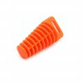Orange Rubber Motorcycle Muffler Silencer Wash Plug Fit For 27-47mm Outlet Dia 