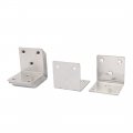 50mm X Stainless Steel 90 Degree Right Angle Bracket Shelf Support 10pcs 