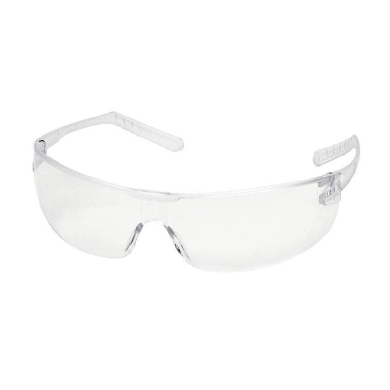 Elvex Helium 15 Safety Glasses-clear Frame-clear Lens Bundle Of 12 Sg-58c