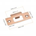 Uxcell Door Strike Plate 70mm X 40 3mm 304 Stainless Steel Latch Deadbolt For Frame Jamb Rose Gold