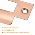 Uxcell Door Strike Plate 70mm X 40 3mm 304 Stainless Steel Latch Deadbolt For Frame Jamb Rose Gold