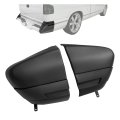 Rear Bumper End Cap Pair For 1994-1997 Chevy Chevrolet S10 Gmc Sonoma Fleetside Replacement 12383115 12383116 Gm1105150 