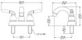 Dura Faucet Df-pl620c-cp Classical Two Handle Arc Spout Rv Lavatory Bathroom For All Rvs Travel Trailers Motorhomes 5th Wheels