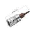 3pcs 1 4 Drive X T8 Torx Bit Socket S2 Steel Bits Cr-v Sockets 38mm Length Use With Ratchet Wrench Slide Bar Extension Rod
