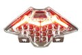 Motodynamic Integrated Sequential Led Tail Lights Clear Lens For Kawasaki Ninja 500 Z500 2024-2026 Does Not Work Se Models 