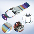 X Autohaux Universal Car Bumper Security Hook Lock Clips Quick Release For Trunk Fasteners Bumpers Fenders Silver Tone