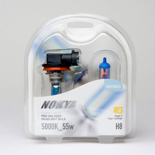 Nokya H8 Headlight Bulbs A Cosmic White 5000k 55w Stage 2