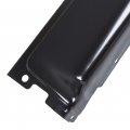 Hecasa Rear Bumper End Face Bar Compatible With 2009-2014 Ford F150 Styleside Black Driver Passenger Side W O Sensor Hole