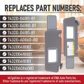 Driver And Passenger Side Sun Visor Set Gray Without Light Left Right Compatible With Toyota Tacoma 2005-2012 Replaces
