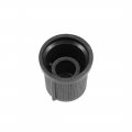 Uxcell 20pcs 15x15mm Plastic Potentiometer Volume Control Rotary Knob Knurled Shaft Hole Blue For 6mm Diameter Guitar