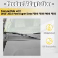 Kuafu Windshield Wiper Cowl Cover Panel Vent Grille Compatible With 2011-2016 Ford Super Duty F250 F350 F450 F550 Front Left