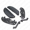 Httmt Mt216-108- Black Footboard Kit Compatible With Heritage Softail Classic Flstc Fat Boy Flstf