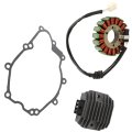 Stator Coil And Regulator Rectifier With Gasket For Yamaha Yzf R6 2003 4 2005 Part Number 5sl 81410 00 00 Easy Installation 