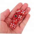 Kesyoo 10pcs Dice Valve Stem Caps Suv Truck Tyre Dust Bike