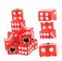 Kesyoo 10pcs Dice Valve Stem Caps Suv Truck Tyre Dust Bike