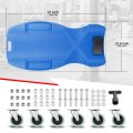 Auto Dynasty 47 Inches Mechanic Creeper Automotive Garage Repair Low Profile Under Car Rolling With Padded Headrest Plastic