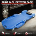 Auto Dynasty 47 Inches Mechanic Creeper Automotive Garage Repair Low Profile Under Car Rolling With Padded Headrest Plastic