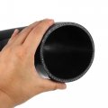 X Autohaux 1 Set 89mm 3 5 Id 90 Degree Elbow Engine Silicone Hose Black For Car Intercooler Intake Piping With 2 Pcs Clamps