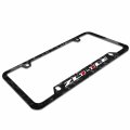 Ipick Image For Chevrolet Camaro Zl1-1le Logo Real Black Forged Carbon Fiber 50 States License Plate Frame