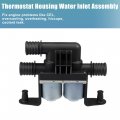 X Autohaux 64128374995 Engine Heater Control Valve Solenoid Assembly For Bmw 530i 2001-2003 Jqd000010 64128372016