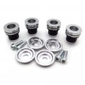 Httmt- Us-tghd-idh001-cd- Quick Release Sissy Bar Passenger Mounting Spools Kit Compatible With Indian Scout 2015-2018 Chrome