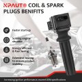 Ignition Coil Pack And Spark Plugs Kit Fit For Turbo 2 0t 3t Ford Edge Escape Explorer Focus Mustang Fusion Taurus Lincoln Mkz