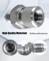 2pcs 3an Male To M10x1 0 Inverted Flare Female Brake Line Adapter Fitting Fit For 3 16inch Lines Clutch Turbocharger Oil Supply