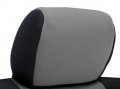 Carscover Custom Fit 2017-2018 Dodge Ram 1500 2500 3500 Pickup Truck Neoprene Car Front Seat Covers Gray Black Sides Driver