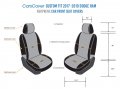 Carscover Custom Fit 2017-2018 Dodge Ram 1500 2500 3500 Pickup Truck Neoprene Car Front Seat Covers Gray Black Sides Driver