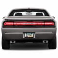 Ipick Image Made For Dodge Srt Hellcat Red 3d In Dark Gray On Real Carbon Fiber Abs Plastic License Plate Frame