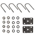 1 2 Diameter U Bolt Kit Fit For Built Trailer Leaf Springs Connection 5200lbs-7000lbs Axles