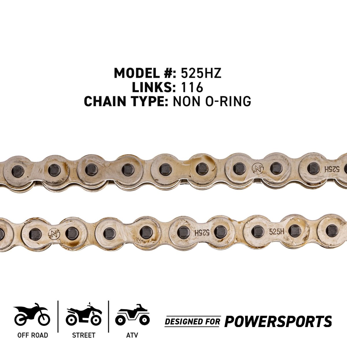 Niche Drive Sprocket Chain Combo For Honda Cbr1000 Front 16 Rear 43 Tooth 525hz Standard 116 Links