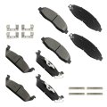 Brake Pad Sets 8pcs For Dodge Dakota 2003-2004 D962 D963 