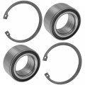 Caltric Knuckle Ball Bearing And Retaining Ring Clips For Polaris Front Rear Ranger 570 4x4 Full Size 2016 Rzr Xp 4 1000