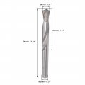 Uxcell Cemented Carbide Twist Drill Bits 8mm Metal Cutter For Stainless Steel Copper Aluminum Zinc Alloy Iron 4 Pcs