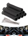 Spark Plug Wire Heat Shield Sleeve Boot Protector 8 Pack 2500 Degrees High Temp Protection For Sbc Bbc 350 454 Black 6 1 In 
