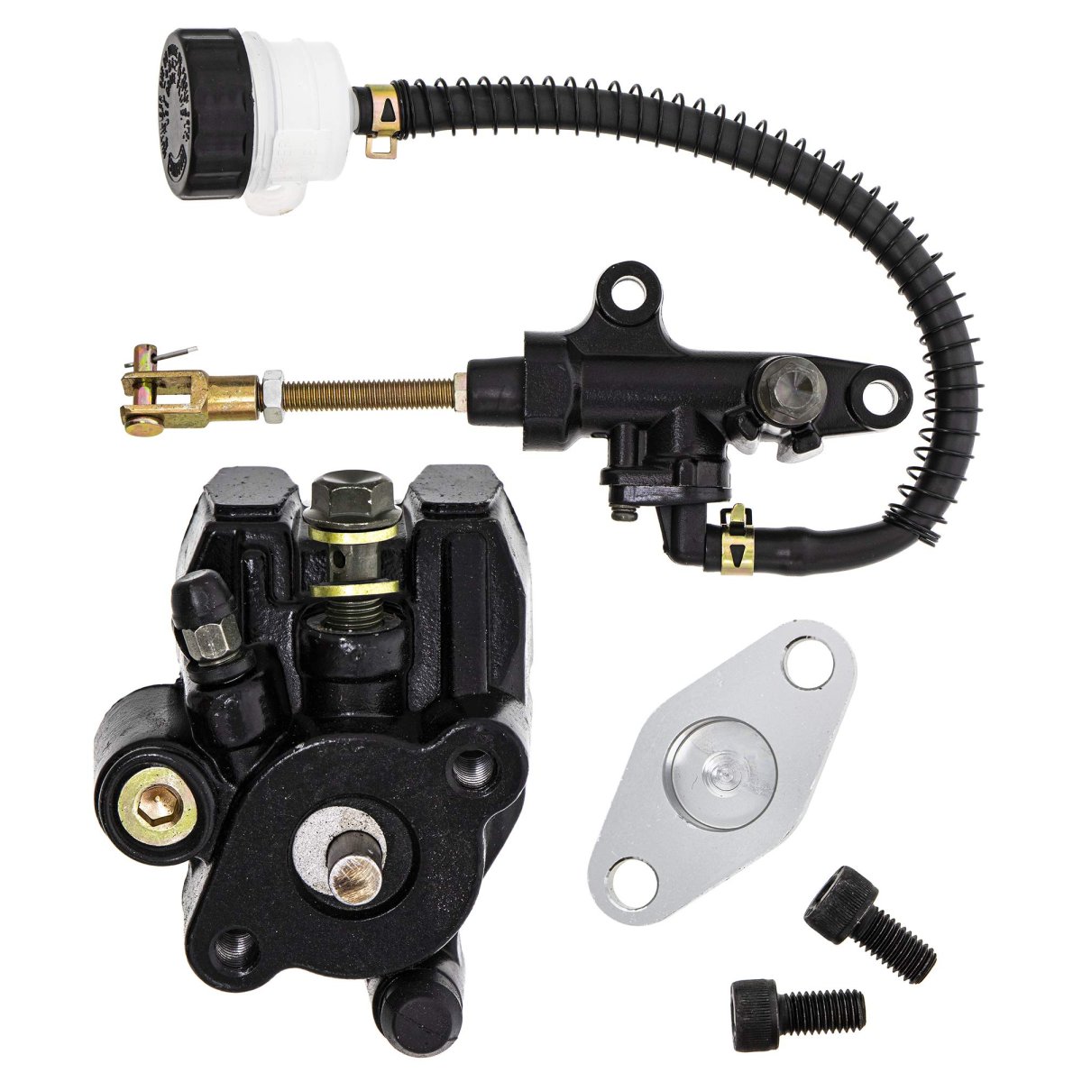 Niche Brake Caliper Kit With Rear Master Cylinder For 1987-2006 Yamaha Banshee Warrior 350