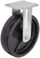 Rwm Casters 65 Series Plate Caster Rigid Kingpinless Urethane On Iron Wheel Roller Bearing 1230 Lbs Capacity 6 Dia Width 7-1 