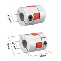 Uxcell Shaft Coupling 12 7mm To Bore L35xd30 Flexible Coupler Joint For Servo Stepped Motor