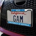 University At Buffalo Bulls Full Size Standard License Plate Metal Frame