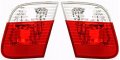 Wholesale Parts Fits 02-05 Bmw 3 Series Sedan Left Right Set Back-up Lamp Unit Assemblies Lid Mounted Red Clear 