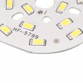Uxcell Led Chip Bulb 300ma 9w 18 Leds 5730 Surface Mounted Devices Module Aluminum Board Pure White Super Bright 65mm Dia 5pcs