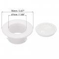 Uxcell Round Vent Cover Abs Plastic Adjustable Air White For 2 3 Diameter Hole 4pcs